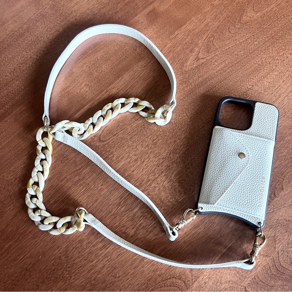 Bandolier iPhone 13 Pro Wallet case with Crossbody Strap